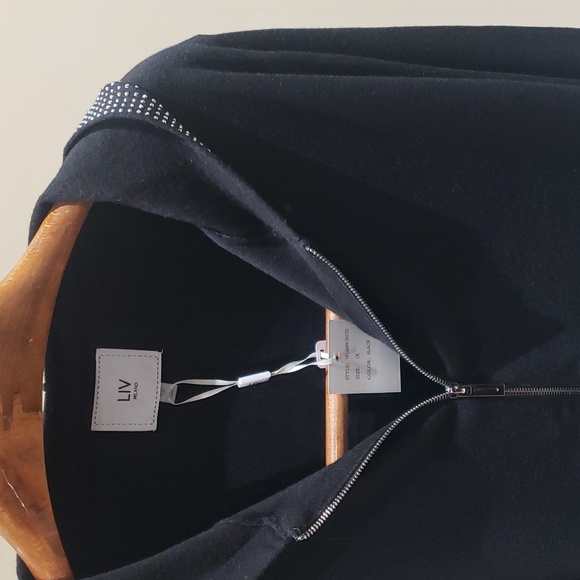 COPY - Nwt Liv Milano 2X Black sweater with sparkling finish - Picture 12 of 12